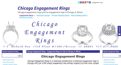 Desktop Screenshot of chicago-engagement-rings.com